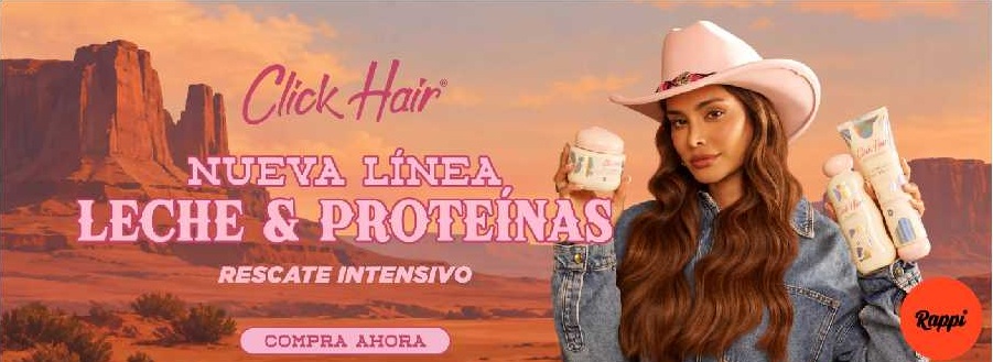 Nueva línea Click Hair Leche y Proteínas, rescate intensivo